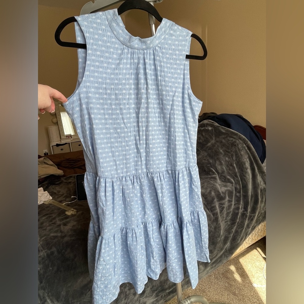 Calvin Klein dress, light blue, size 6, only worn once